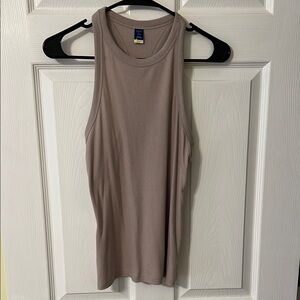 Old Navy Gray Fitted Tank Top